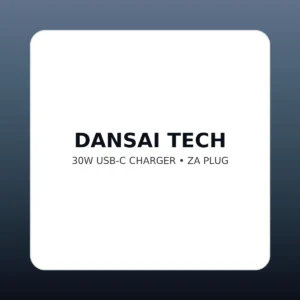 A‑grade 30W USB‑C Charger (ZA Plug)